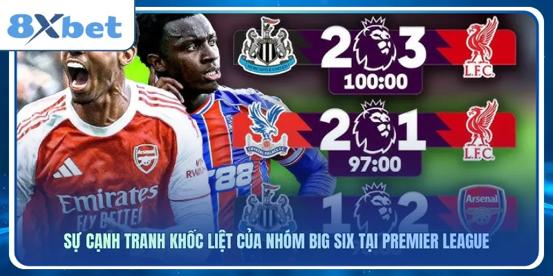 Sự cạnh tranh khốc liệt của nhóm Big Six tại Premier League