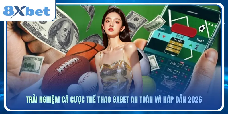Sảnh cá cược thể thao 8xbet mang đến không gian giải trí đỉnh cao 2026.