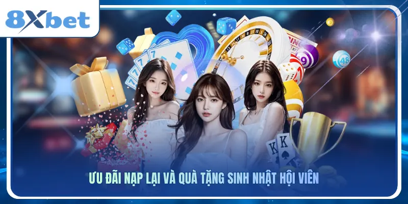 Ưu đãi nạp lại và quà tặng sinh nhật hội viên