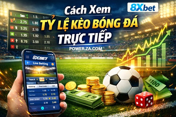 Cách xem tỷ lệ kèo bóng đá trực tiếp 8XBET
